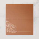 テラエレガントコッタシンプルフローラ結婚ズ プレイスカード (外部開封)