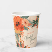 テラエレガントコッタフローラブライダルシャワー 紙コップ (裏面)