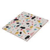 テラカラフルッツォ模様 タイル (側面)