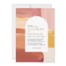 テラクッタサンライズ | ボヘミアンベディング招待状