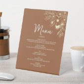 テラクッタ ウェディング メニュー 台座サイン (インサイチュ)