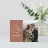 テラクッタ フォーエバー アンド オールウェイズ ウェディング サンクス  ポストカード (スタンド正面)