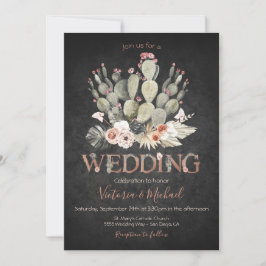 テラコタアンドサボス結婚ズ招待状 招待状