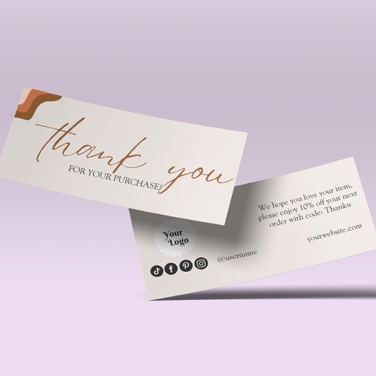 テラコタオーダーサンキュースモールビジネスマーケティング