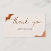 テラコタオーダーサンキュースモールビジネスマーケティング 名刺 (正面)