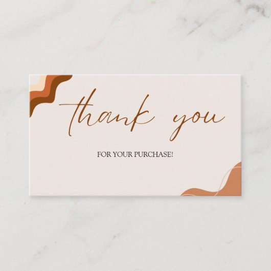 テラコタオーダーサンキュースモールビジネスマーケティング 名刺 (正面)