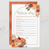 テラコタカボンプキンフローラのベビー (正面/裏面)