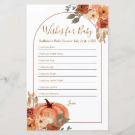 テラコタカボンプキンフローラのベビー