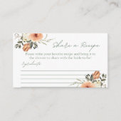 テラコタフラワー共有アレシピカード エンクロージャーカード (正面)