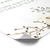 テラコタフラワー開花バーフローラバー ポスター (角)