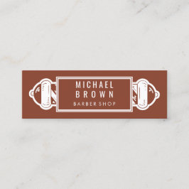 テラコタ理容師ポール |理容師 |美容師 スキニー名刺