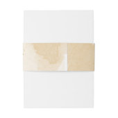 テラコタ自然フローラの結婚緑 招待状ベリーバンド (裏面例)