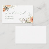 テラコタ花いくつキス エンクロージャーカード (正面/裏面)