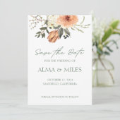 テラコタ花の日付を保存 セーブザデート (スタンド正面)