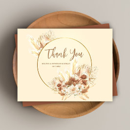 テラコッエレガントタボホフローラの結婚ありがとう ポストカード