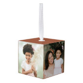 テラコッエレガントタボホフローラファミリー キューブオーナメント (裏面アングル)