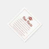 テラコッタおもしろい2022年の卒業上限の事実クラス スタンダードカクテルナプキン (角)