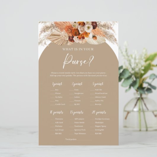 テラコッタがオレンジを燃やしたあなたの財布のゲームの中にあるものを (スタンド正面)