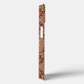 テラコッタとタンハニカムタイルパターン Case-Mate iPhoneケース (裏面 / 右)