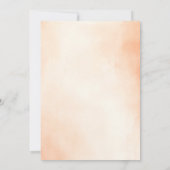 テラコッタとティール（緑がかった色）花エレガント秋の結婚式 招待状 (裏面)