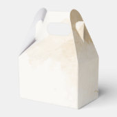 テラコッタとネイビーブルー結婚フラワーズ フェイバーボックス (裏面サイド)