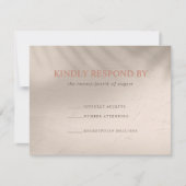 テラコッタと砂の要素 出欠カード (正面)