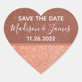 テラコッタと銅フローラつる植物、ハートハート ハートシール (正面)