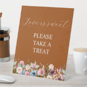 テラコッタのシグネチャースクリプト愛は甘い好意 台座サイン (インサイチュ)