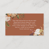 テラコッタのベビーエンクロージャカード用ブック 名刺 (裏面)