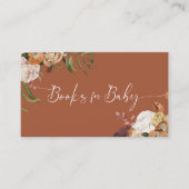 テラコッタのベビーエンクロージャカード用ブック 名刺 (正面)