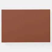 テラコッタのリハーサルディナーの前夜 ゲストブック (裏面)