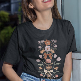 テラコッタの弓と花 Tシャツ