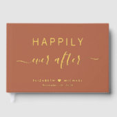 テラコッタの後ずっと幸結婚福に ゲストブック (正面)