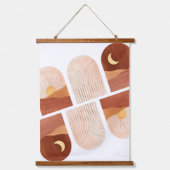 テラコッタの昼夜 吊り下げ型タペストリー (正面2)