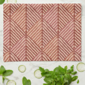 テラコッタの色合い キッチンタオル (折り畳み)