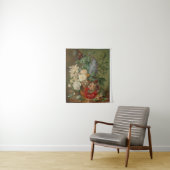 テラコッタの花瓶で花を咲かせる静物詩 タペストリー (インサイチュ)