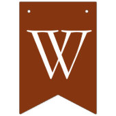 テラコッタの赤ちゃんシャワー バンティングフラッグ (第2の旗)