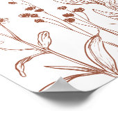 テラコッタの野花が前夜にようこそ ポスター (角)