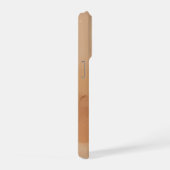 テラコッタの黄昏 — 暖かな砂漠の砂 iPhoneケース (右側面)