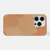 テラコッタの黄昏 — 暖かな砂漠の砂 iPhoneケース (裏面横)