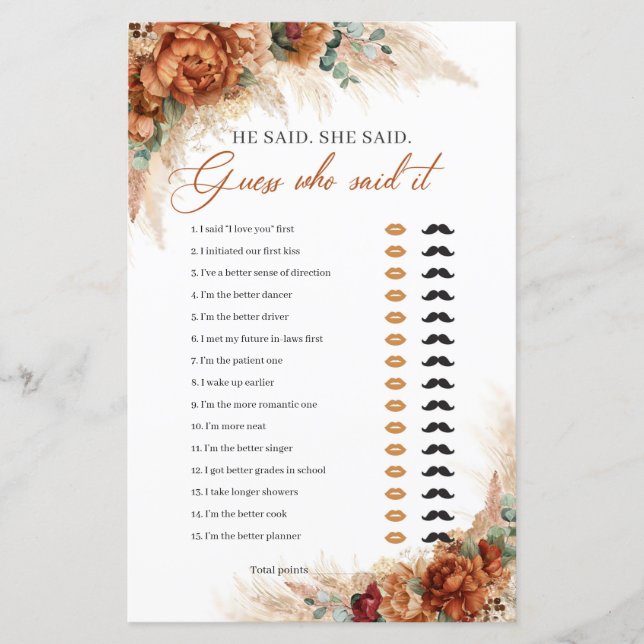 テラコッタはオレンジ色のパンパを燃やした彼は言った (正面)