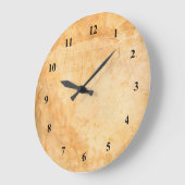 テラコッタれんが壁 ラージ壁時計 (傾斜)