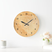 テラコッタれんが壁 ラージ壁時計 (ホーム)