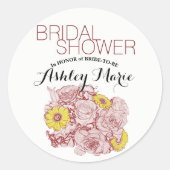 テラコッタアウトルブーケ ラウンドシール (正面)