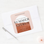 テラコッタアミニマルルチボホキャンドルパッケージング スクエアシール (封筒)