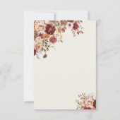 テラコッタアンドグリーンサンキューカード サンキューカード (裏面)