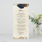 テラコッタアーストーンネイビーフローラ結婚グリーンリー メニュー (スタンド正面)