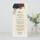 テラコッタアーストーンネイビーフローラ結婚グリーンリー メニュー (スタンド正面)