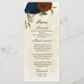 テラコッタアーストーンネイビーフローラ結婚グリーンリー メニュー (正面)