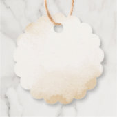 テラコッタアーストーンフローラ結婚グリーンリー フェイバータグ (裏面)